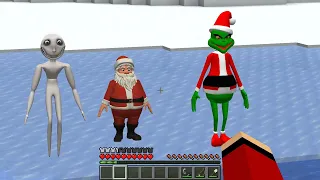 JJ and Mikey Survived 100 Days From Scary GRINCH.EXE and SANTA.EXE At Night in Minecraft Maizen