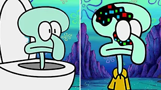 Spongebob Skibidi Toilet but it's Pibby Glitch Animation