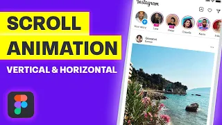 Scroll animation in Figma - Horizontal & Vertical