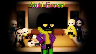 Sans AU react to Errors | Anti-Error | ENG DUB, RUS SUB | GC | 1/4