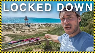 LOCKDOWN in Spain 🇪🇸 Last time Windsurfing | 🔒🦠 Lockdown Vlog1