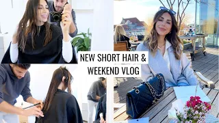 VLOG | Cutting My Hair At Home & Exciting News | Annie Jaffrey