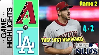 Arizona Diamondbacks vs Dodgers NLDS GAME 2 October 09, 2023 | MLB Postseason 2023