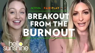 Iskra Lawrence and Eve Rodsky talk about overcoming burnout