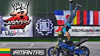 Атлетичный Стантрайдинг от Ирмантаса - Stunters Battle 2017