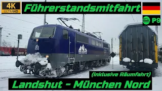 Führerstandsmitfahrt Landshut-München Nord (inklusive Räumfahrt)