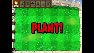 Plants vs Zombies gameplay - Levels from 1-1 until 1-10 - ALL DAY LEVELS