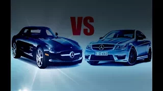 Merceercedes Benz SLS AMG VS Mercedes Benz SL 65 AMG NFSMW 2012