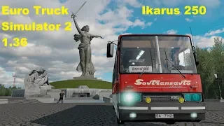 🔥ОБЗОР МОДА🔥Ikarus 250-59 + пассажиры🔥ETS2 1.36