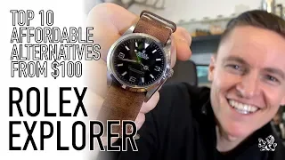 My Top 10 Best Rolex Explorer Non Homage Affordable Alternatives - From $100 & Under $4000