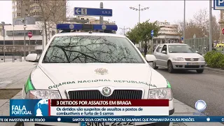 3 detidos por assaltos em Braga