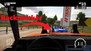 When a dirty Backmarker Almost ruins your Race | Wreckfest Clips