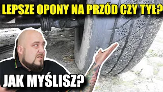 LEPSZE Oponki na Przód czy Tył? A TY jak myślisz hmmm?