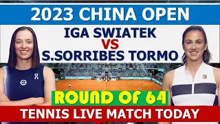 Iga Swiatek vs. S. Sorribes Tormo I china open 2023