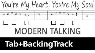 Modern Talking - You're My Heart, You're My Soul / Guitar Tab+BackingTrack