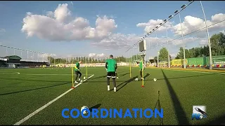 Goalkeeper training # 17. Regeneration. Coordination. Passing / Distribution.
