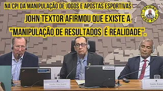 JOHN TEXTOR NO SENADO - A MANIPULAÇÃO DE RESULTADOS É UMA REALIDADE