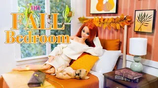 Let’s Decorate Our Doll Bedroom and Give it a Fall Aesthetic |Plus DIY Nightstand Dog Bed