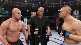 Tito Ortiz vs. Chuck Liddell (EA sports UFC 3) - CPU vs. CPU - Crazy UFC 👊🤪