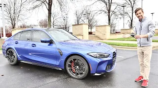 2023 BMW M3 Competition xDrive: POV Start Up, Exhaust, Test Drive, Walkaround and Review