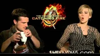 Jennifer Lawrence and Josh Hutcherson Interview Bloopers