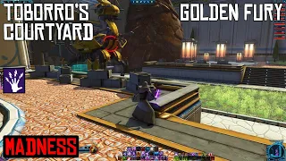 SWTOR Madness Sorcerer Gameplay | Toborro's Courtyard Boss Fight - Golden Fury. Level 75