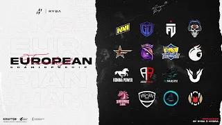 EUROPEAN CHAMPIONSHIP NAVI, KONINA POWER, FUTBOLIST, TEAM 1218, MADBULLS, S2G, FUTBOLIST,UOL