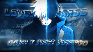 LOVELY BASTARDS 2 💙- Sung JinWoo x Gojo [Edit/AMV] 4K!