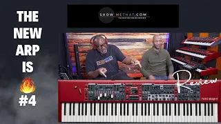 The new arpeggiator on the nord stage 4!!!!crazy part #4