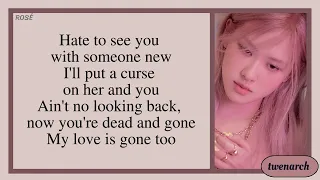 ROSÉ 'Gone' Karaoke