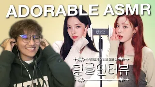 aespa KARINA & WINTER on Tingle Interview ASMR Ver. Reaction 🤭😂 (🎧 RECOMMENDED)