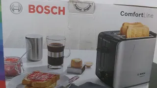 BOSCH Bread Toaster & Bun Warmer Comfort line UNBOXING #Bosch #toaster #unboxing #homeappliances