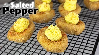 Fried Deviled Eggs in the Air Fryer!