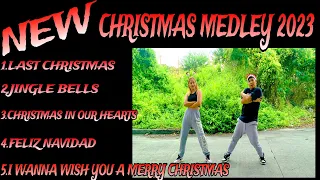 CHRISTMAS MEDLEY 2023 I CHRISTMAS SONG I Remix I Dj Jonel Sagayno I Zumba I Dance Workout I OC DUO