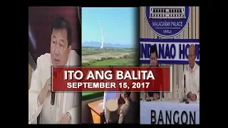 UNTV: Ito Ang Balita (September 15, 2017)