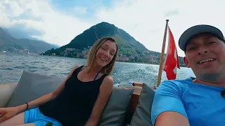 Chartering a 1946 Wooden Boat out on Lake Lugano | Switzerland and Italy! | Jason Spasoff