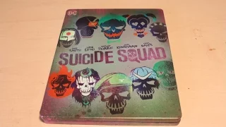 Suicide Squad - Best Buy Exclusive 4K Ultra HD Blu-ray SteelBook Unboxing