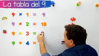 Aprende la tabla del 9 paso a paso