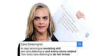 Cara Delevingne Answers the Web’s Most Searched Questions | WIRED