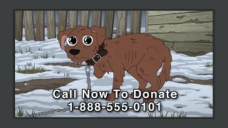 Family Guy - ASPCA commercial with the wrong music