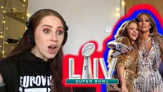 BRITISH GIRL REACTS TO THE SUPERBOWL HALF TIME SHOW // 2020 // SHAKIRA AND J-LO