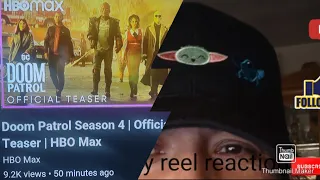 Doom Patrol Season 4 Official Teaser Trailer Reaction 🤣🤣💓💓 #hbomax