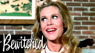 Samantha Breaks Some Amazing News To Her Parents | Bewitched