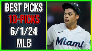 FREE MLB Picks Today 6/1/24 - All GAMES Best Picks!