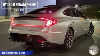 2022 Hyundai Sonata N Line - POV Silent Night Drive - ASMR