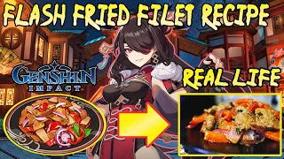 Flash Fried Filet Recipe - Tastes of Teyvat (Genshin Food IRL)