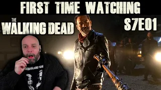 *THE WALKING DEAD S7E01* (The Day Will Come When You Won't Be) - FIRST TIME WATCHING - REACTION!