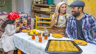 A Special Dessert for Ramadan   Cooking Traditional Turkish Baklava for the Whole Family!