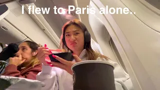 FLYING TO PARIS ALONE