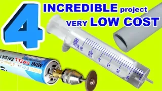 4 INCREDIBLE project DIY VERY low cost